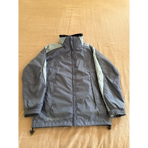 Columbia 3-In-1 Interchange Core Jacket Womens S Blue Sky Blue Vintage Ski Coat - Picture 1 of 16